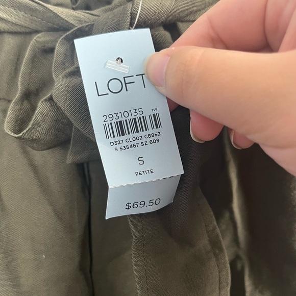 NWT LOFT Fluid Pull On Cargo Pants size small petite - Picture 5 of 8